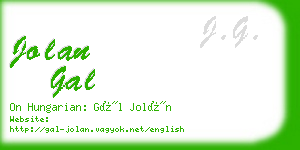 jolan gal business card